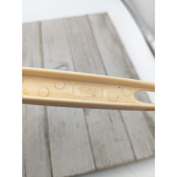 Vintage Foley #1 Almond Nylon Plastic Slotted Spoon 11" - Picture 7 of 8